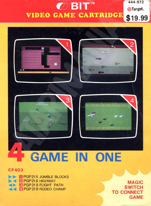 4 Game in One (Europe) (Bit Corporation)
