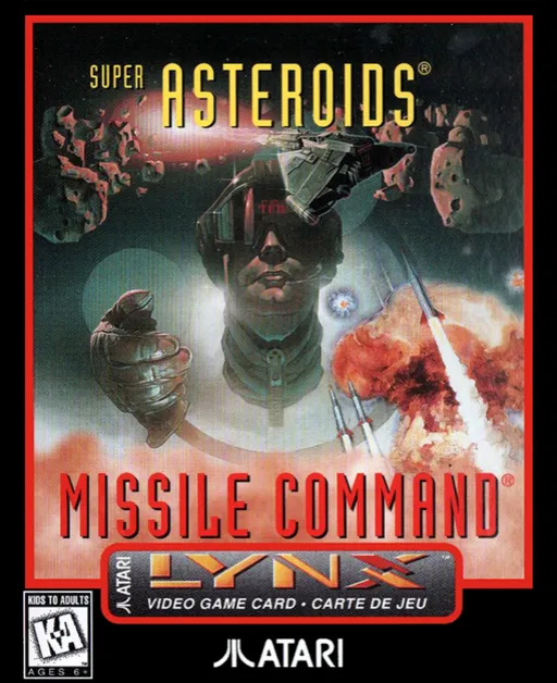 Super Asteroids, Missile Command (USA, Europe)