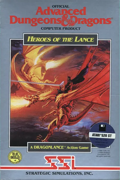 Advanced Dungeons & Dragons - Heroes of the Lance - A DragonLance Action Game (Europe)