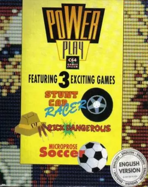 MicroProse Soccer + Rick Dangerous + Stunt Car Racer (Europe) (Power Play)