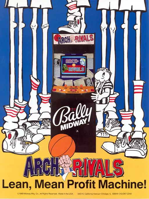Arch Rivals (rev 4.0 6/29/89)