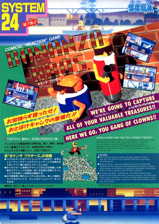 Bonanza Bros. (Mega-Tech)