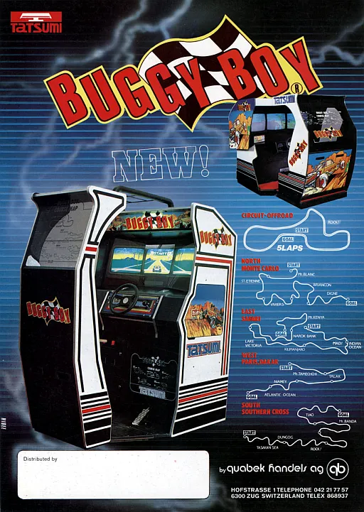 Buggy Boy/Speed Buggy (cockpit, rev. D)