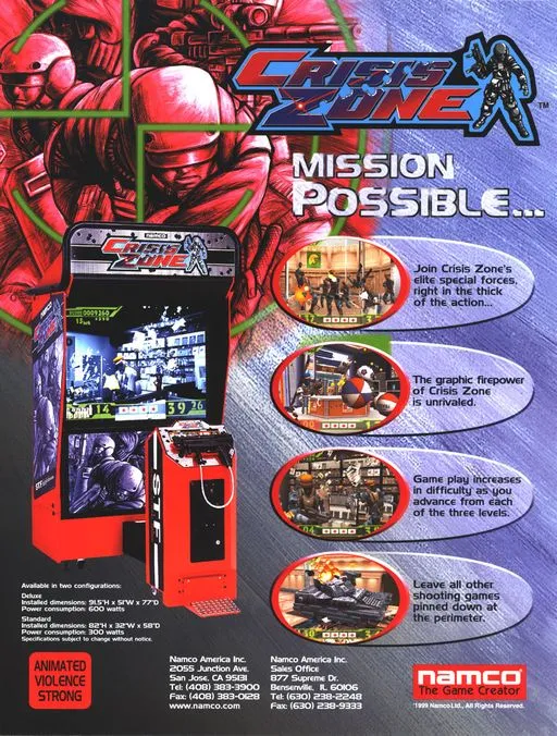 Crisis Zone (World, CSZO4 Ver. B)