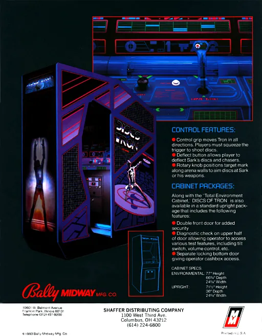 Discs of Tron (Upright, 10/4/83)