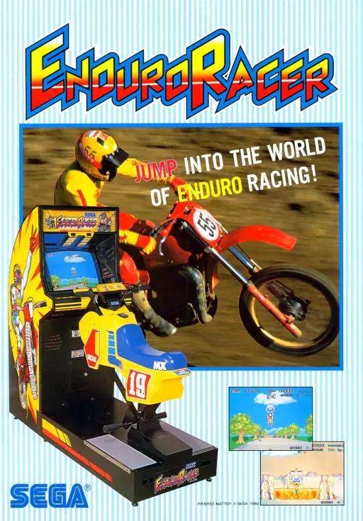 Enduro Racer (Rev A, YM2151, FD1089B 317-0013A)
