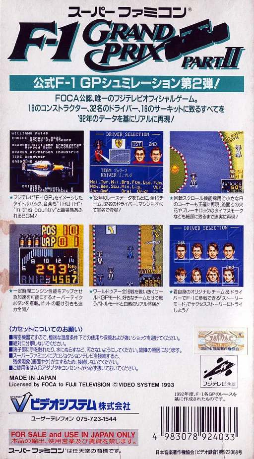 F-1 Grand Prix Part II