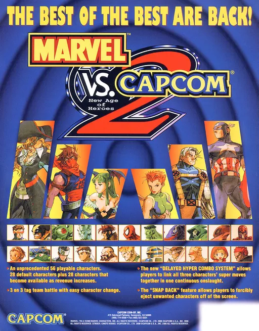 Marvel Vs. Capcom 2: New Age of Heroes (Export, Korea, Rev A)