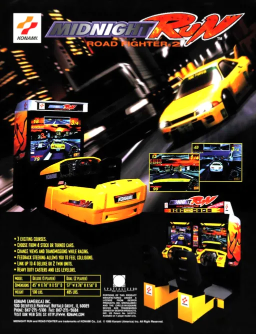 Midnight Run: Road Fighter 2 (EAA, Euro v1.11)