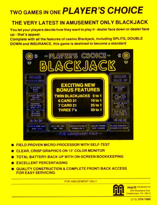 Player's Edge Plus (BE0013) Blackjack