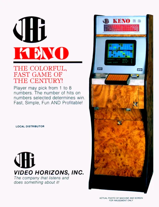 Player's Edge Plus (X000006K+XK000001) Keno