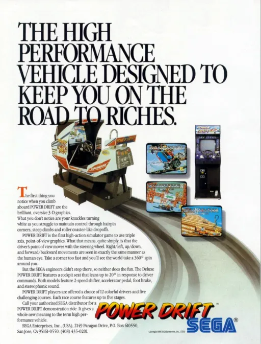 Power Drift - Link Version (Japan, Rev A)