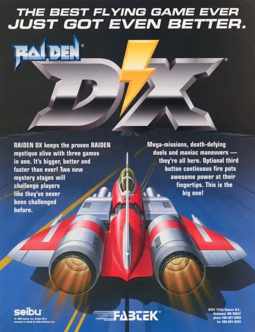 Raiden II New / Raiden DX (newer V33 PCB) (Raiden DX EEPROM)