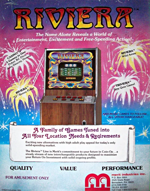 Riviera Hi-Score (2131-08, U5-4A)