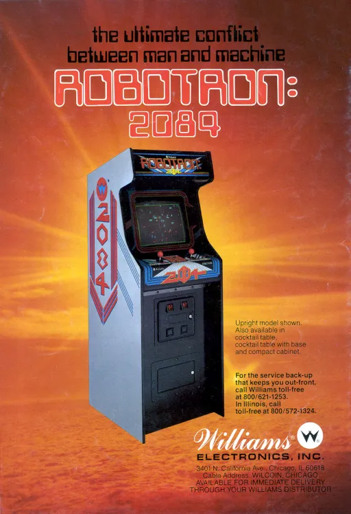 Robotron: 2084 (Solid Blue label)