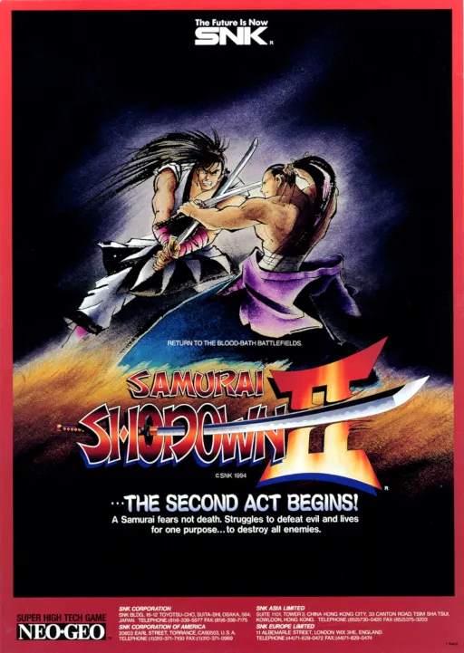 Samurai Shodown II / Shin Samurai Spirits - Haohmaru Jigokuhen (NGM-063 ~ NGH-063)