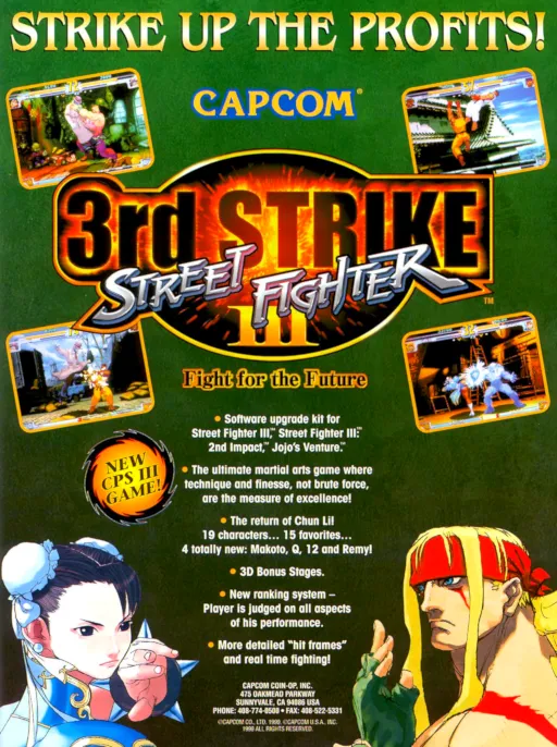 Street Fighter III 3rd Strike: Fight for the Future (Europe 990608)