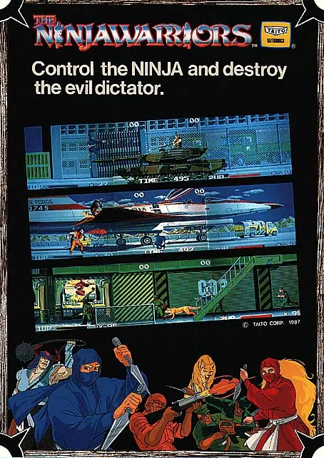 The Ninja Warriors (World, later version)