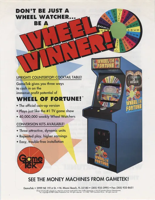 Wheel Of Fortune (set 1)