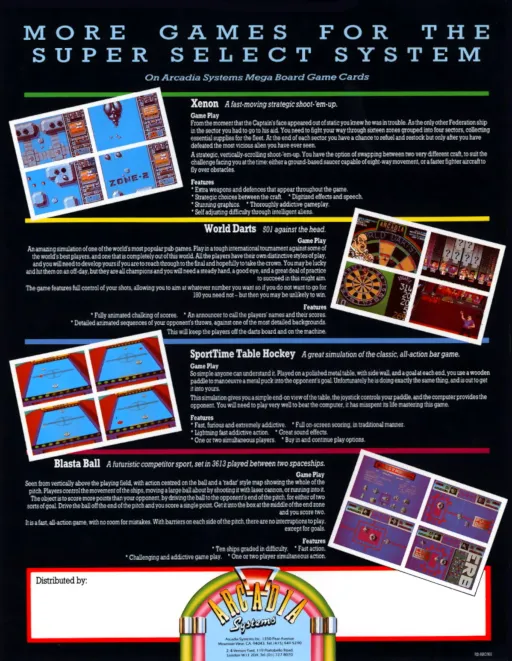 World Darts (Arcadia, set 1, V 2.1)