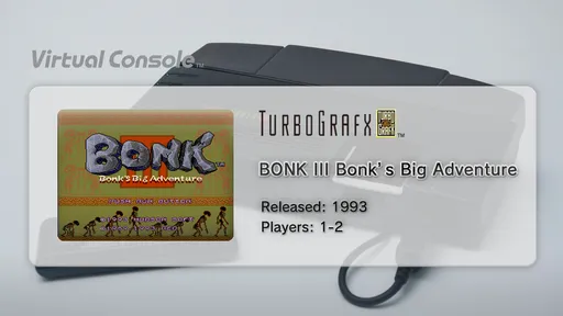 Bonk 3 - Bonk's Big Adventure (USA, Europe) (Wii U Virtual Console)
