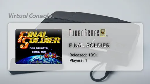 Final Soldier (World) (Wii U Virtual Console)