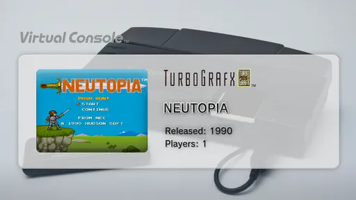 Neutopia (USA, Europe) (Wii U Virtual Console)