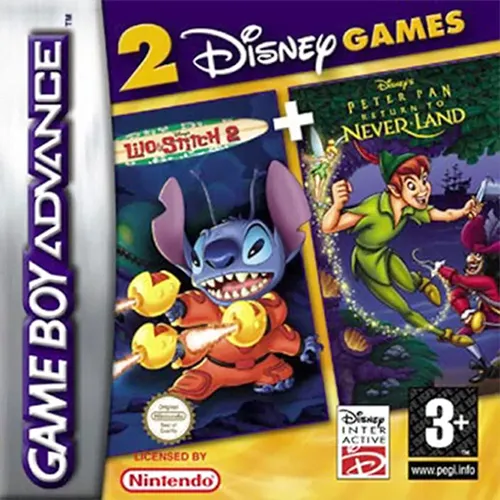 2 Disney Games - Lilo & Stitch 2 + Peter Pan - Return to Neverland (Europe) (En,Fr,De,Es+En,Fr,De,Es,It,Nl)