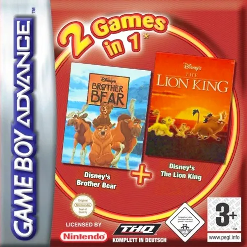 2 Games in 1 - Brother Bear + The Lion King (Europe) (En,Fr,De,Es,It,Nl,Sv,Da)