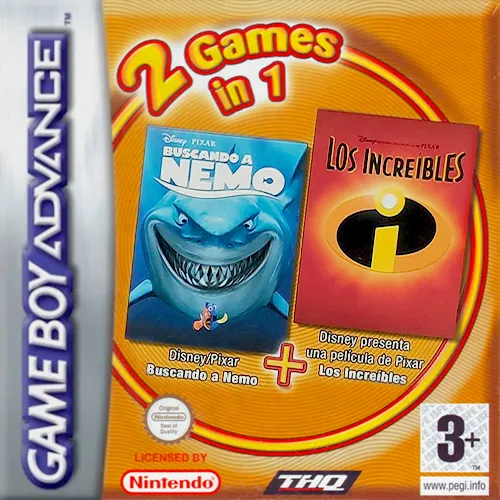 2 Games in 1 - Buscando a Nemo + Los Increibles (Spain) (Es,It+Es)
