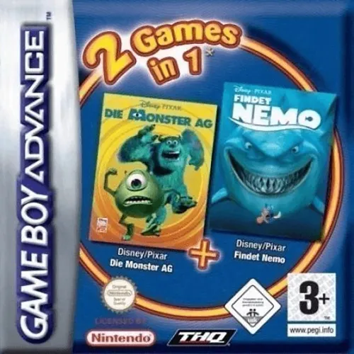 2 Games in 1 - Die Monster AG + Findet Nemo (Germany)
