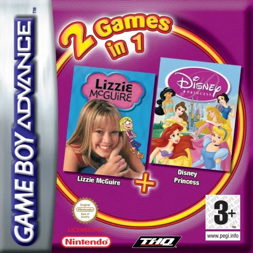 2 Games in 1 - Disney Princess + Lizzie McGuire (Europe)