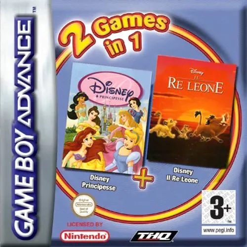 2 Games in 1 - Disney Principesse + Il Re Leone (Italy) (It+En,Fr,De,Es,It,Nl,Sv,Da)