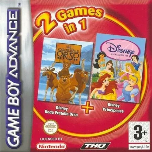 2 Games in 1 - Disney Principesse + Koda, Fratello Orso (Italy) (It+En,Fr,De,Es,It,Nl,Sv,Da)
