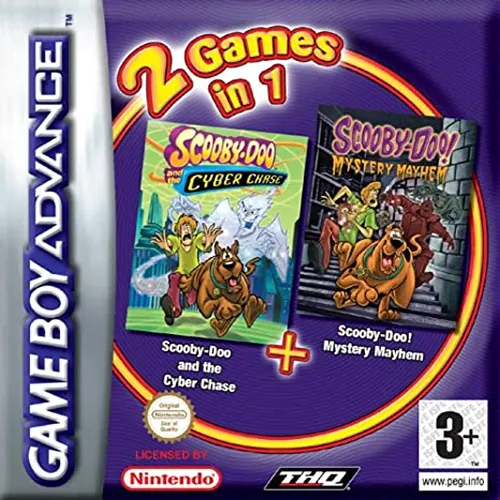 2 Games in 1 - Scooby-Doo! - Mystery Mayhem + Scooby-Doo and the Cyber Chase (Europe) (En,Fr,De+En)