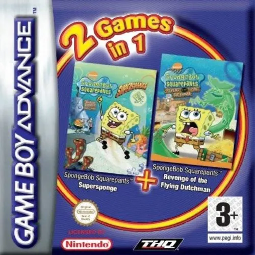 2 Games in 1 - SpongeBob SquarePants - Revenge of the Flying Dutchman + SpongeBob SquarePants - SuperSponge (Europe)