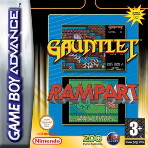 2 Games in One! - Gauntlet + Rampart (Europe) (En,Fr,De,Es,It)