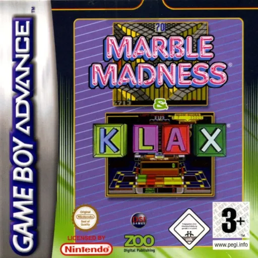 2 Games in One! - Marble Madness + Klax (Europe) (En,Fr,De,Es,It)