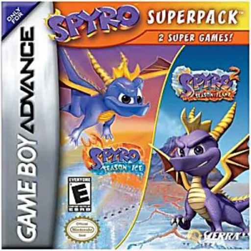 Crash & Spyro Superpack - Spyro - Season of Ice + Crash Bandicoot - The Huge Adventure (USA)