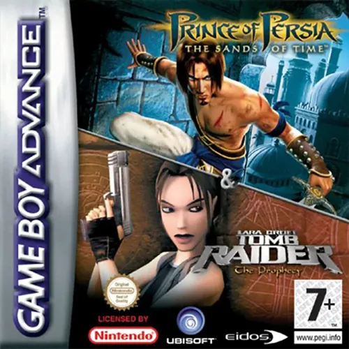 Prince of Persia - The Sands of Time & Lara Croft Tomb Raider - The Prophecy (Europe) (En,Fr,De,Es,It,Nl+En,Fr,De,Es,It)