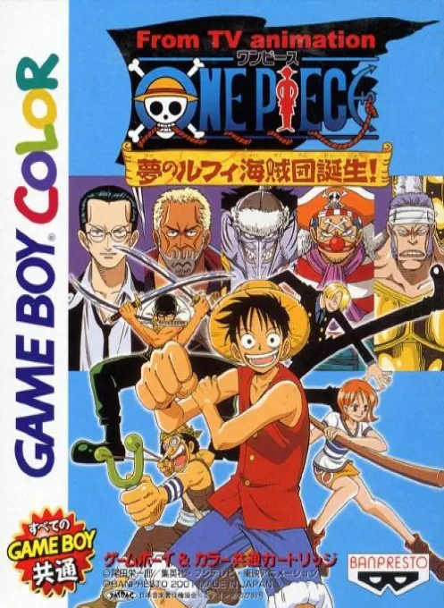 From TV Animation One Piece - Yume no Luffy Kaizokudan Tanjou! (Japan) (SGB Enhanced) (GB Compatible)