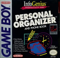InfoGenius Systems - Personal Organizer with Phone Book (Europe)