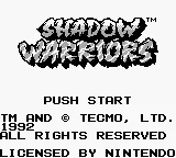 Title Screen