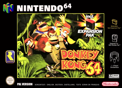 Donkey Kong 64 (Europe) (En,Fr,De,Es)