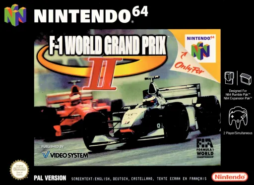 F-1 World Grand Prix II (Europe) (En,Fr,De,Es)