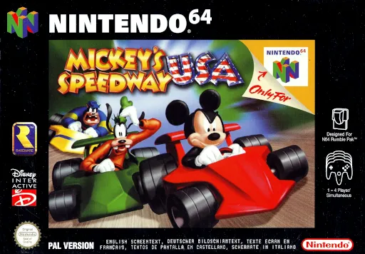 Mickey's Speedway USA (Europe) (En,Fr,De,Es,It)