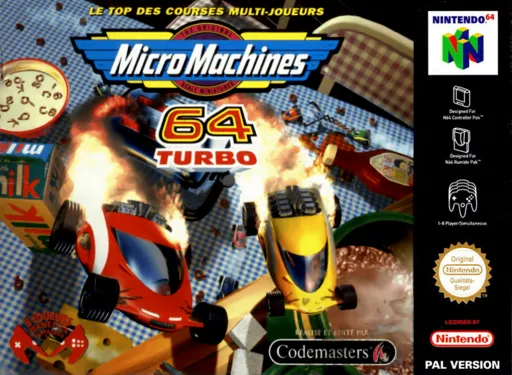Micro Machines 64 Turbo (Europe) (En,Fr,De,Es,It)