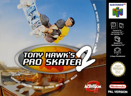 Tony Hawk's Pro Skater 2 (Europe)