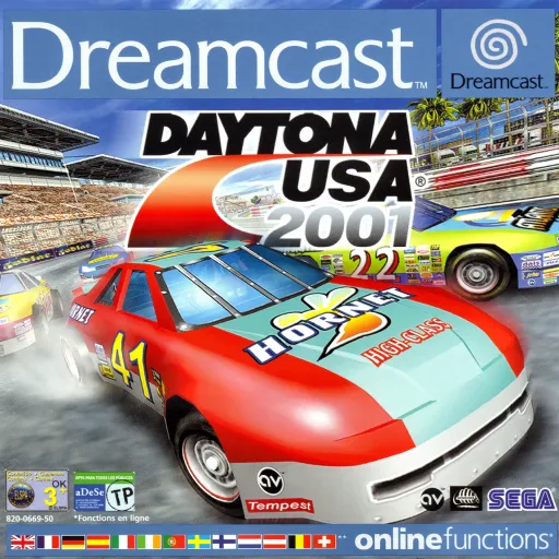 Daytona USA 2001 (Europe) (En,Fr,De,Es)