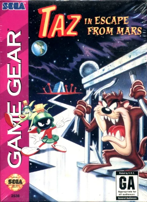Taz in Escape from Mars (USA, Europe, Brazil) (En)